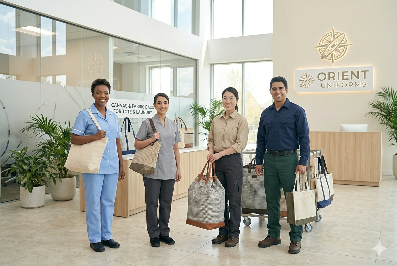 Custom tote bag and laundry bag stitching UAE