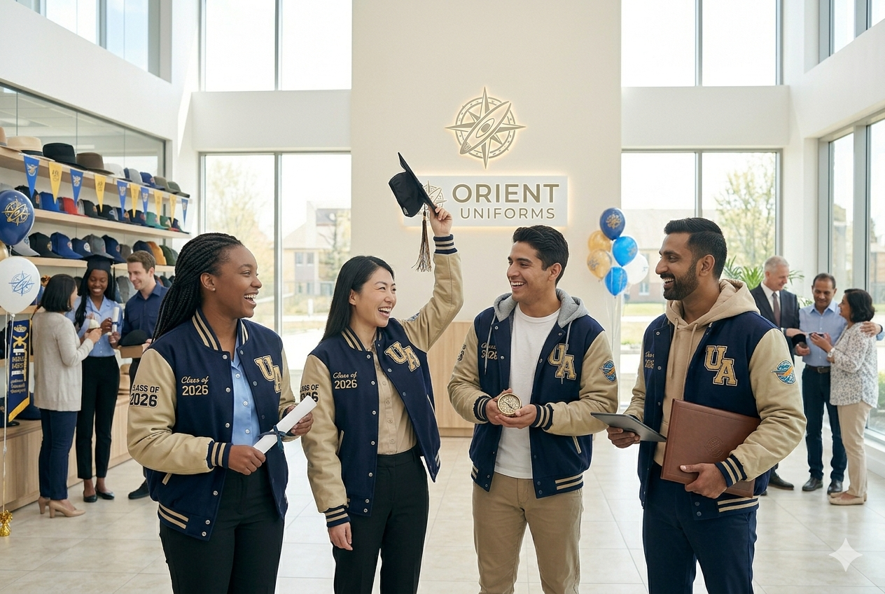 Varsity jacket and hoodie stitching Dubai